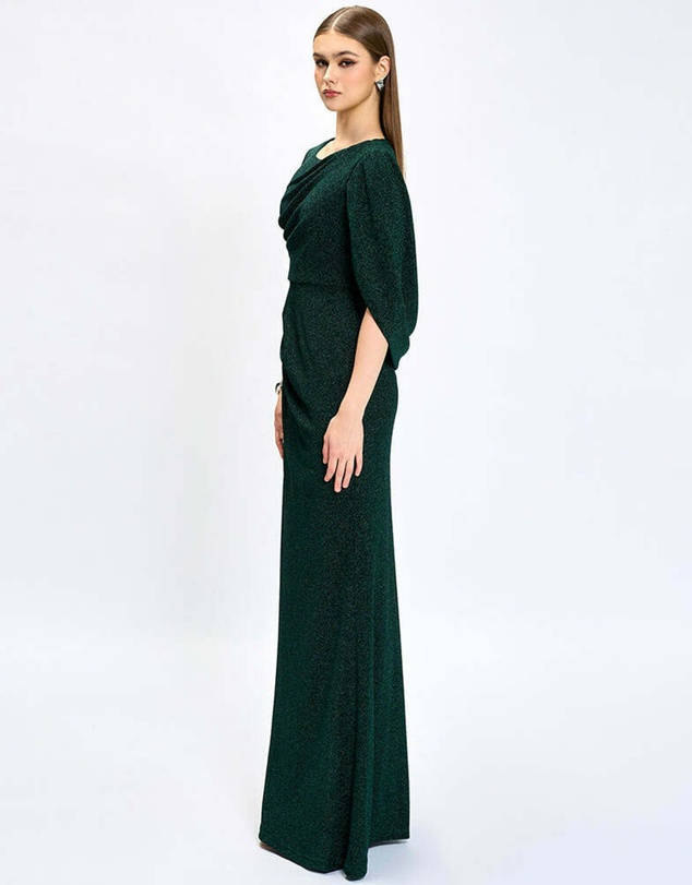 Bariano - Blanca Cape Fishtail Maxi
