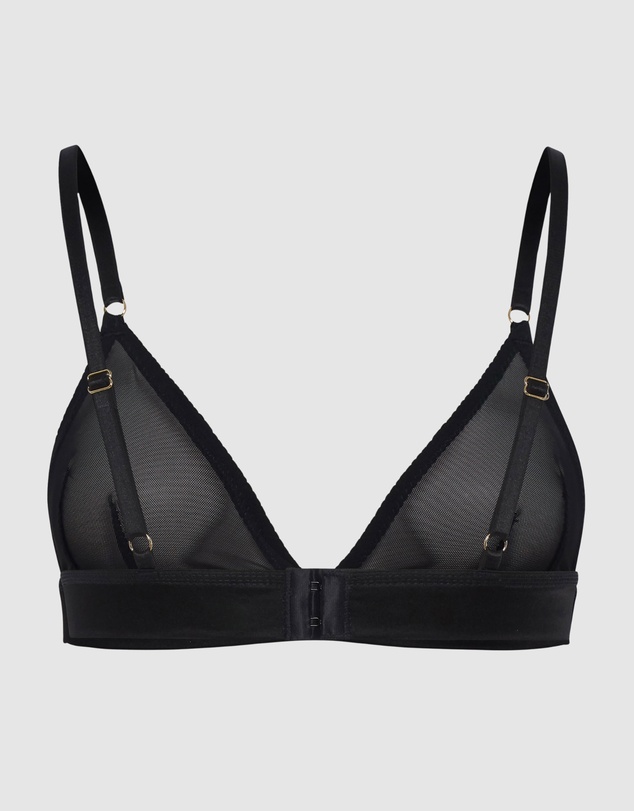 Sotto Brand - Sotto Sotille Mesh Bra Black