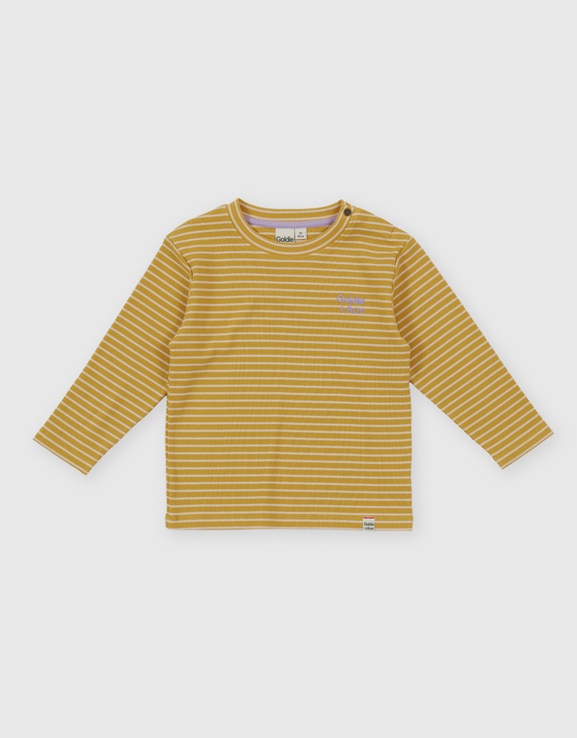 Goldie + Ace - Essential Stripe Rib Top - Babies-Kids