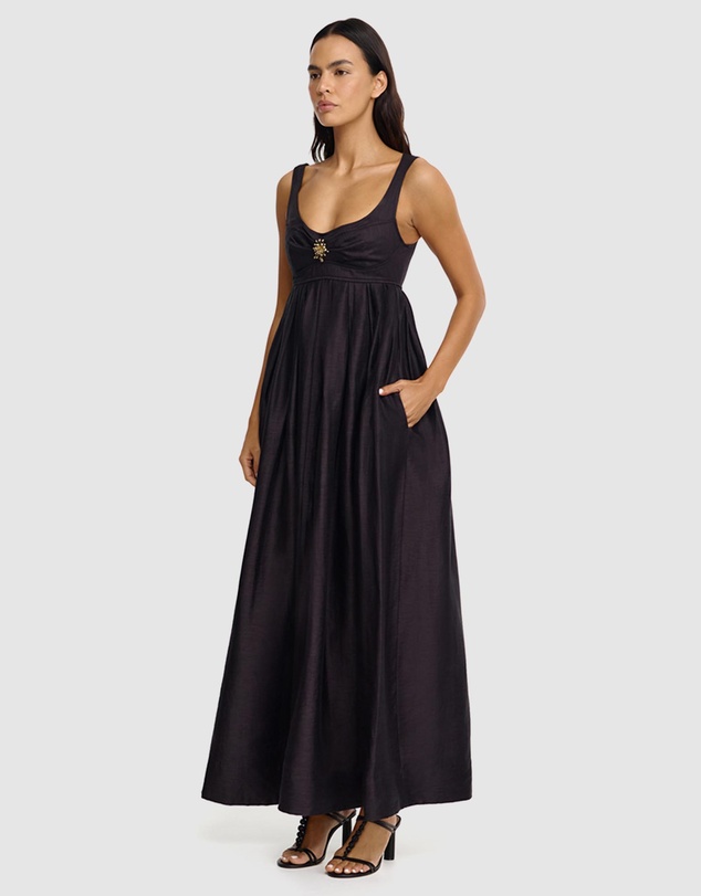 Revibe - Repaired Acler Perinkle Maxi Dress - AU 14