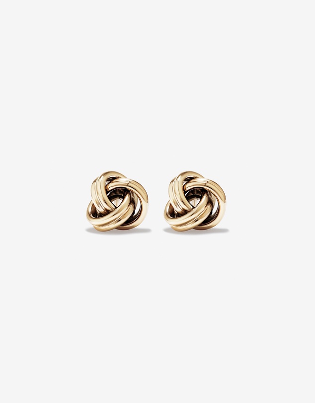Michael Hill - Knot Stud Earrings in 10kt Yellow Gold