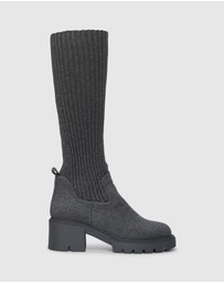 Belle & Bloom - Tokyo Lights Rib Sock Boot