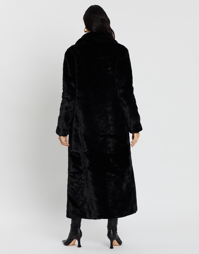 Unreal Fur - Black Bird Coat