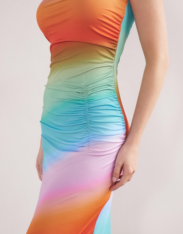 Dazie - Over The Rainbow Ombre Maxi Dress