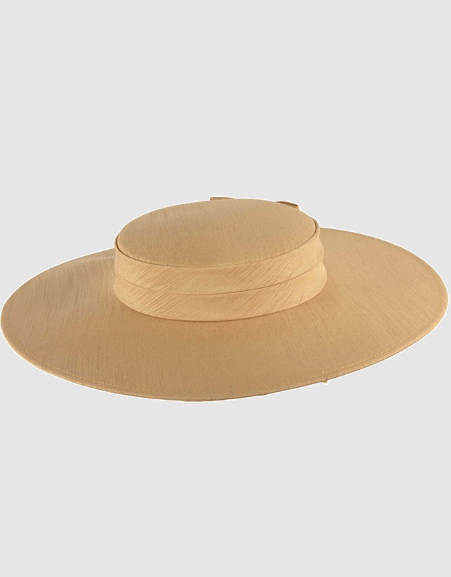 Max Alexander - Gold Wide Brim Boater Hat