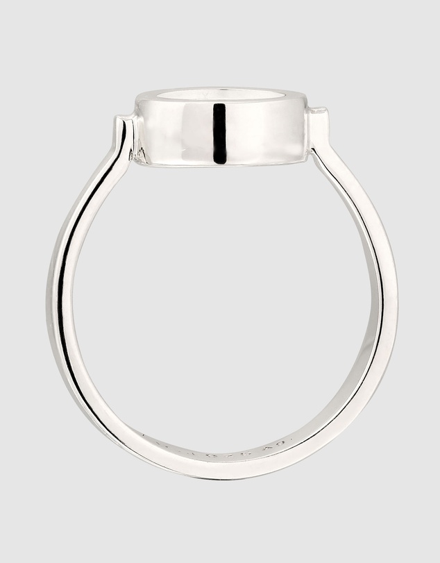 Elli Jewelry - Rock Crystal Solitaire Ring in 925 Silver