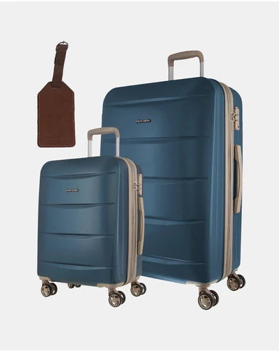 Pierre Cardin - Pierre Cardin Musee Large and Cabin Bundle 2-Piece Set + Luggage Tag