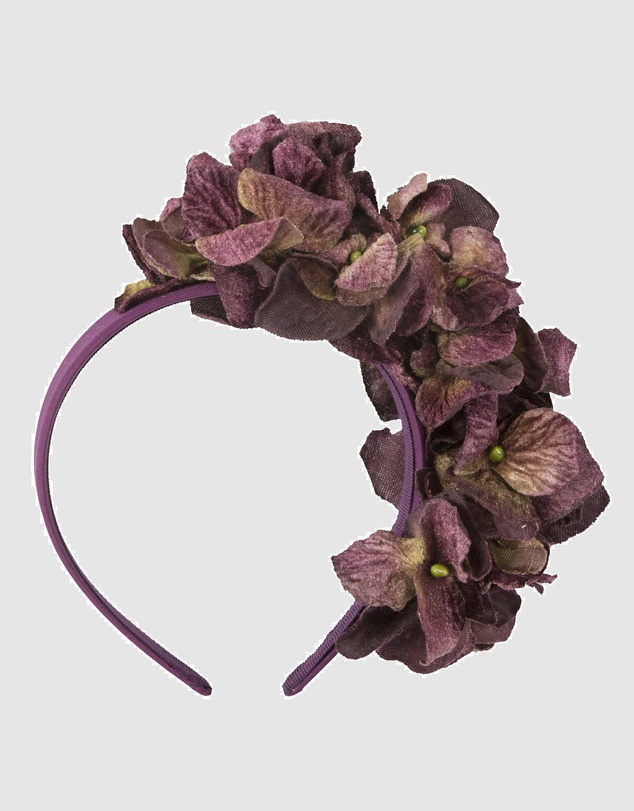 Max Alexander - Purple Flowers Fascinator