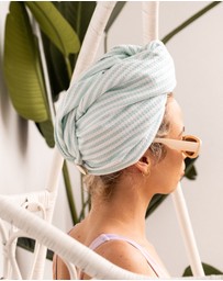 Sky Gazer - Quick Dry Hair Wrap- Duck Egg