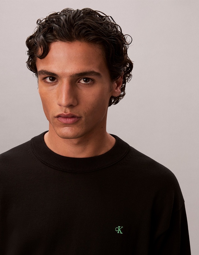 Calvin Klein Jeans - Relaxed Cotton Monogram Jumper