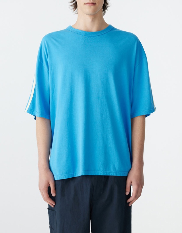 Bassike - Stripe Detail Boxy T-Shirt