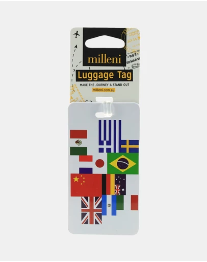 Milleni - Milleni Travel Flags Luggage Tag