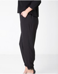 Love Your Wardrobe - Cuffed Pull On Pants