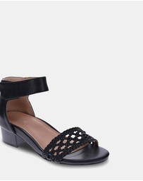 Mia Vita - Kath Heeled Sandal - Black
