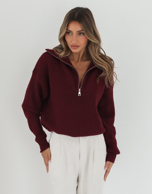 Esther & Co - Merete Knit - Bordeaux