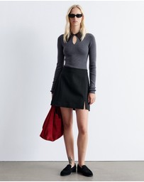 & Other Stories - Keyhole Collar Top