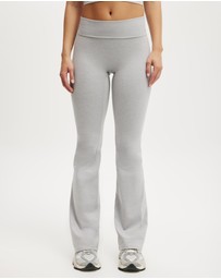 Cotton On Body Active - Ultra Soft Roll Over Flare Tights