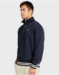 Academy Brand - Academy Contrast 1/4 Zip Sweat