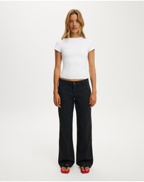 Cotton On - Lexi Low Rise Utility Pant
