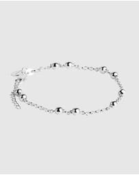Najo - Mattina Silver Single Bracelet (19cm + ext)