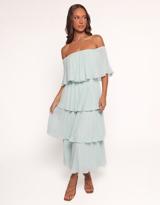 Petal & Pup - Caecilia Strapless Maxi Dress - Mint