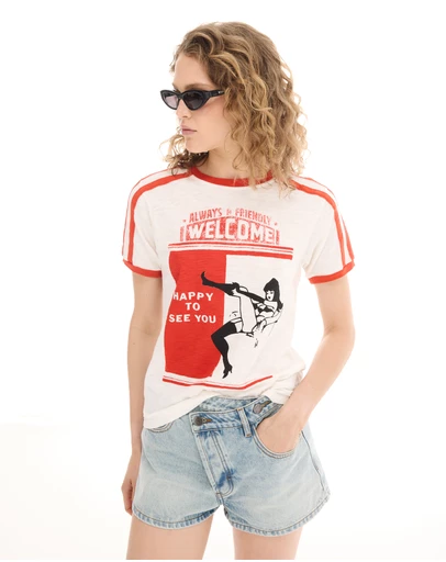 THE TALES - Happy To See You Retro Sports Tee