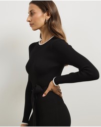 Atmos&Here - Maci Fitted Midi Knit Dress