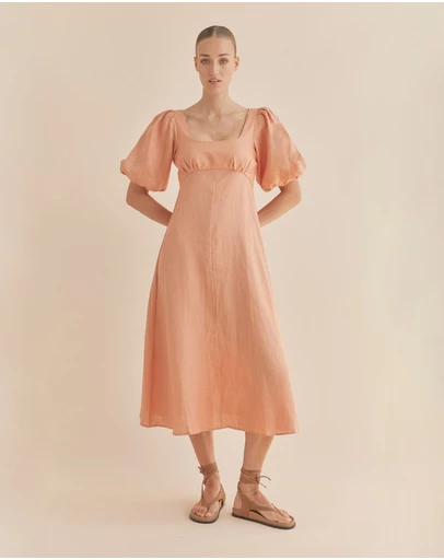 Amelius - Romilly Linen Midi Dress