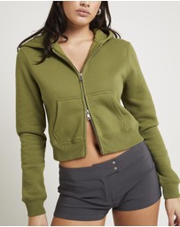 Insight - Nalo Cropped Fleece Hoodie