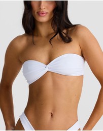 Vacay Swimwear - Positano Top White