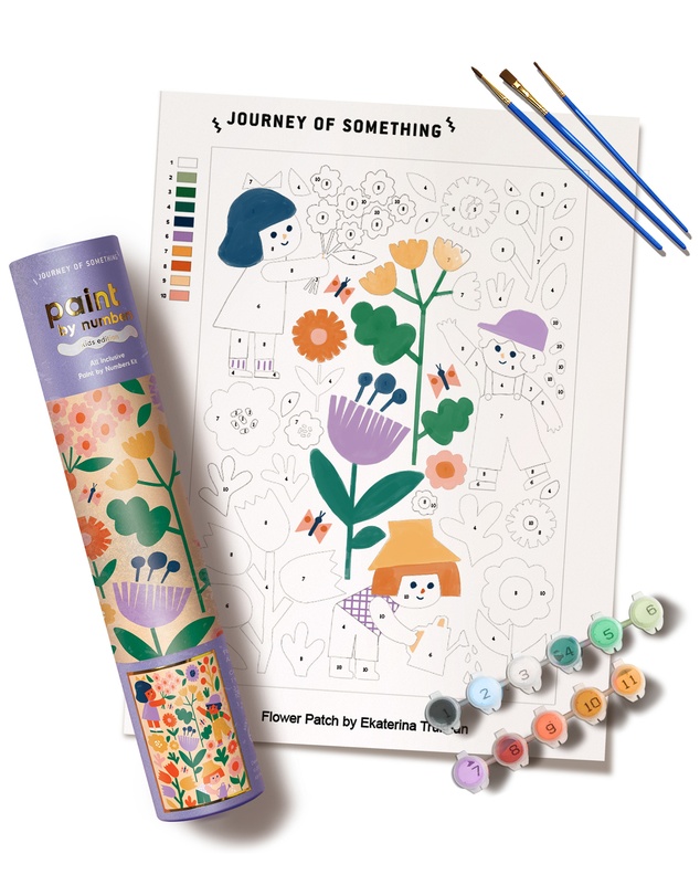 Journey Of Something - Kids Paint by Numbers - Flower Patch