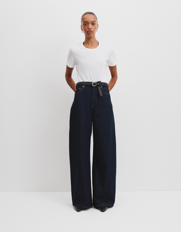Country Road - Curved Wide Leg Jean