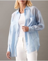 Calvin Klein - Sheer Relaxed Shirt