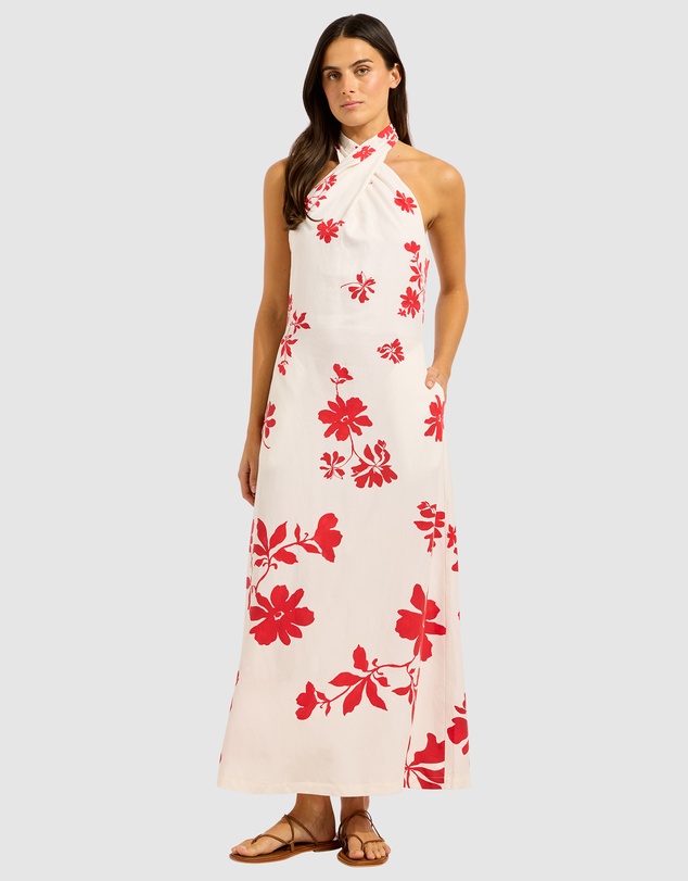 Seafolly - Mayflower Halter Maxi Dress