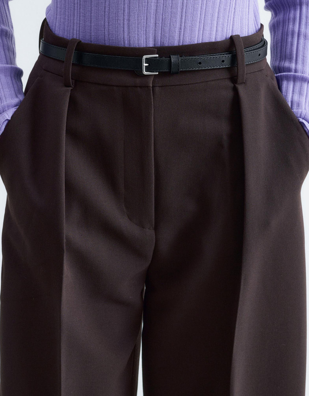 & Other Stories - Cropped Pleat Trousers