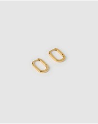 Arms Of Eve - Link-Up Gold Hoop Huggies - Small