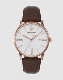 Emporio Armani - Brown Analogue Watch