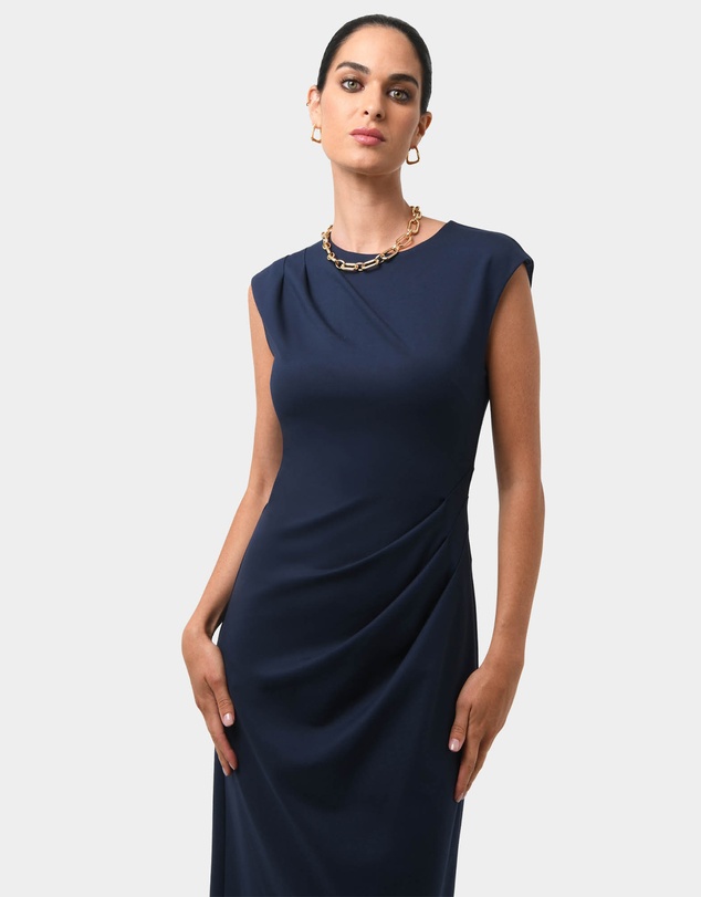 Forcast - Adele Pleated Midi Dress