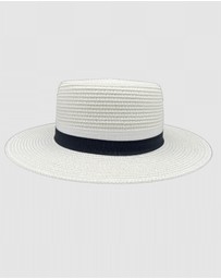 Jacaru - Jacaru 1882 Boater Hat White
