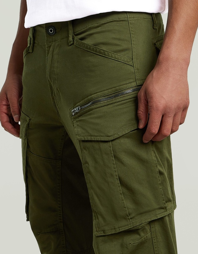 G-Star - Rovic Zip 3D Regular Tapered dk bronze green