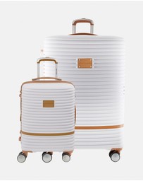 Pierre Cardin - Pierre Cardin Classique Hard Shell Medium and Cabin Bundle 2-Piece Set