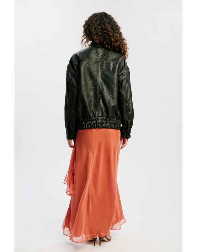 Bardot - Oversized Leather Jacket