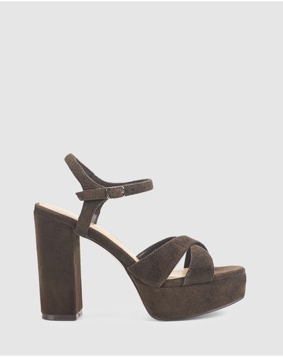 Chocolate Brown Suede