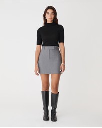Forcast - Ellen Wool Short Sleeve Knit