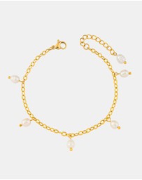 Zoe Olivia - Waterproof Luna Cultured Freshwater Pearl Bracelet