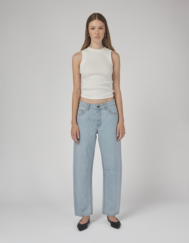 DRICOPER DENIM - Chloe Mid Rise Barrel Jeans