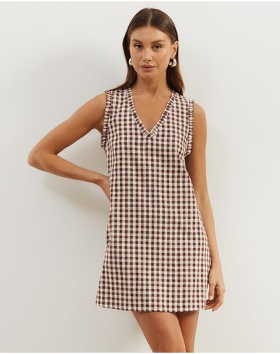Brown Gingham