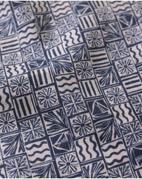 Seasalt - Seasalt Cornwall Navy Blue Heron Short Sleeve Shirt