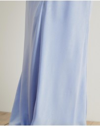 Atmos&Here - Dara V-Neck Satin Maxi Dress