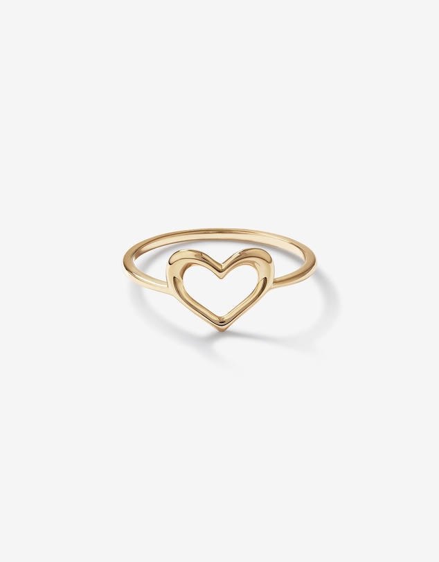 Michael Hill - Open Heart Ring in 10kt Yellow Gold